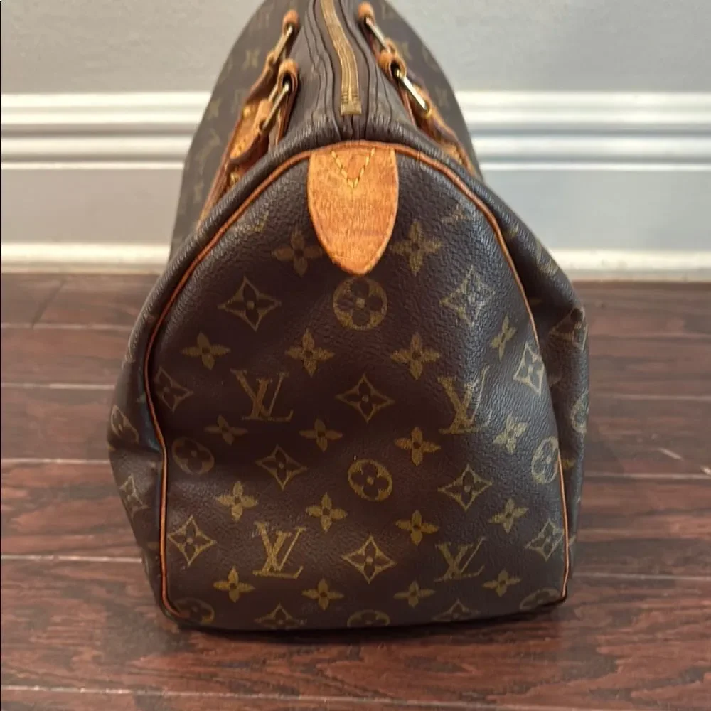 Louis Vuitton Speedy 35 Brown Monogram Bag